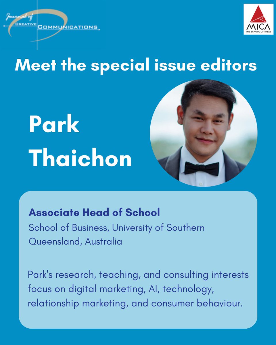 JOCC: Journal of Creative Communications (CRC) tweet media