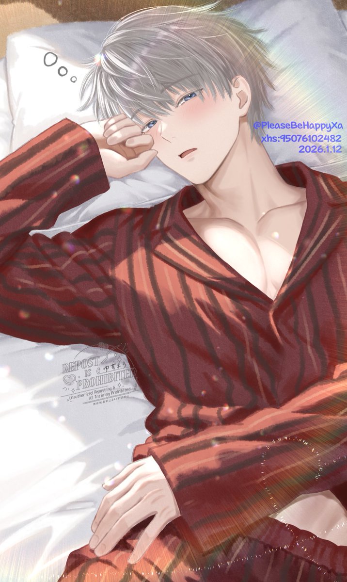 月末恒例の振り返りを始めます💪🌟✨️
①まずは年始の｢あけおめセイ主🎍｣
②ホーム機能楽しすぎ！｢パジャマ #セイヤ 1(おでこ🩵)｣
③ミニゲーム可愛すぎるやろ😆😆｢フィギュアスケートセイ主⛸️💕｣
④筋肉の塗り練習楽しいな💪｢パジャマセイヤ2(_*˘꒳˘*)_｣
#今月描いた絵を晒そう