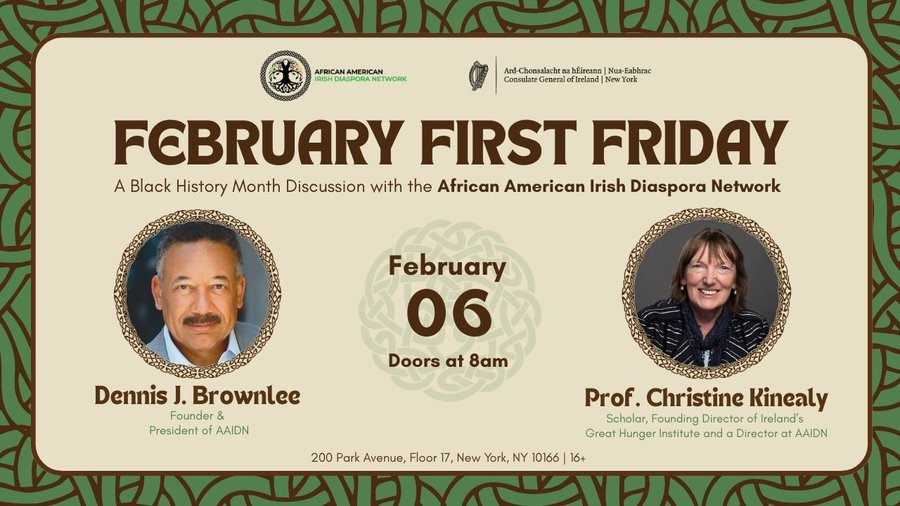 African American Irish Diaspora Network tweet media