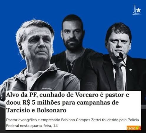 PedroRonchi2's tweet image. A CPI do Banco Master vai convocar o Tarcísio e o Bolsonaro por terem recebido a maior doação individual na campanha eleitoral do cunhado do Vorcaro?