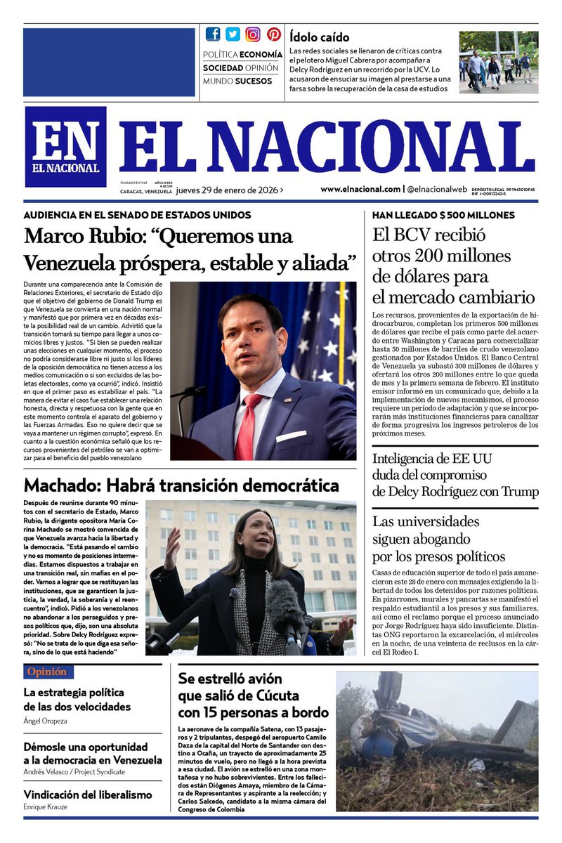 Prensa Nacional Impresa 

<a href="/TortoleroFM/">Jacqueline Tortolero</a>