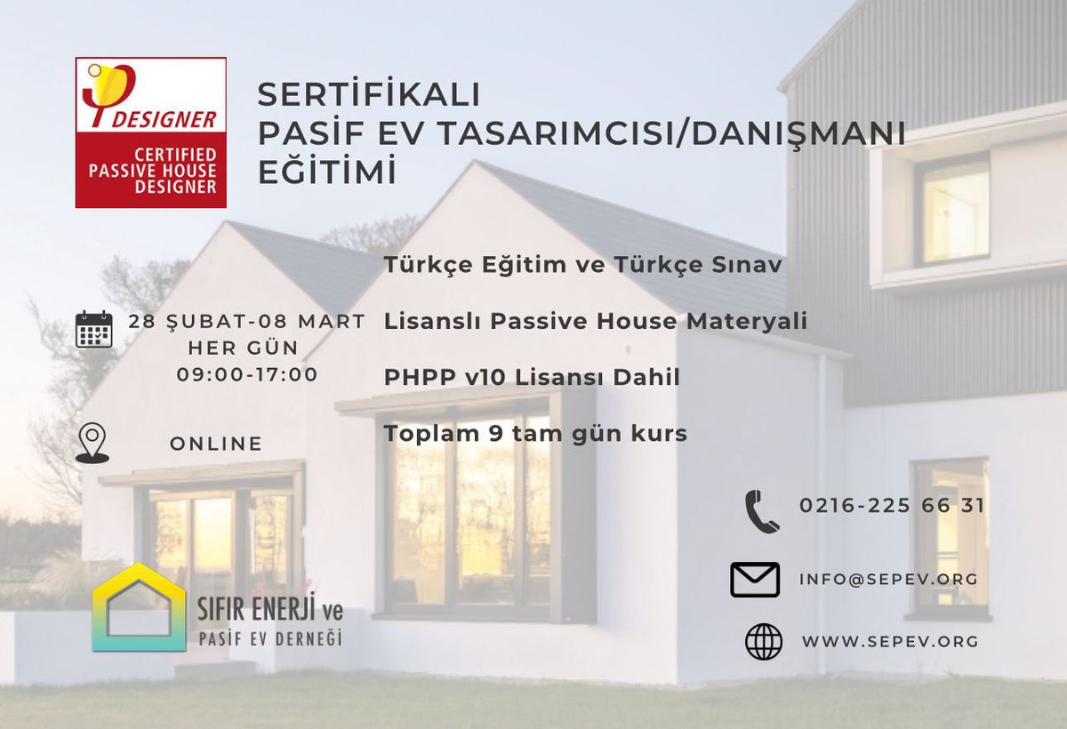 Sıfır Enerji ve Pasif Ev Derneği tweet media