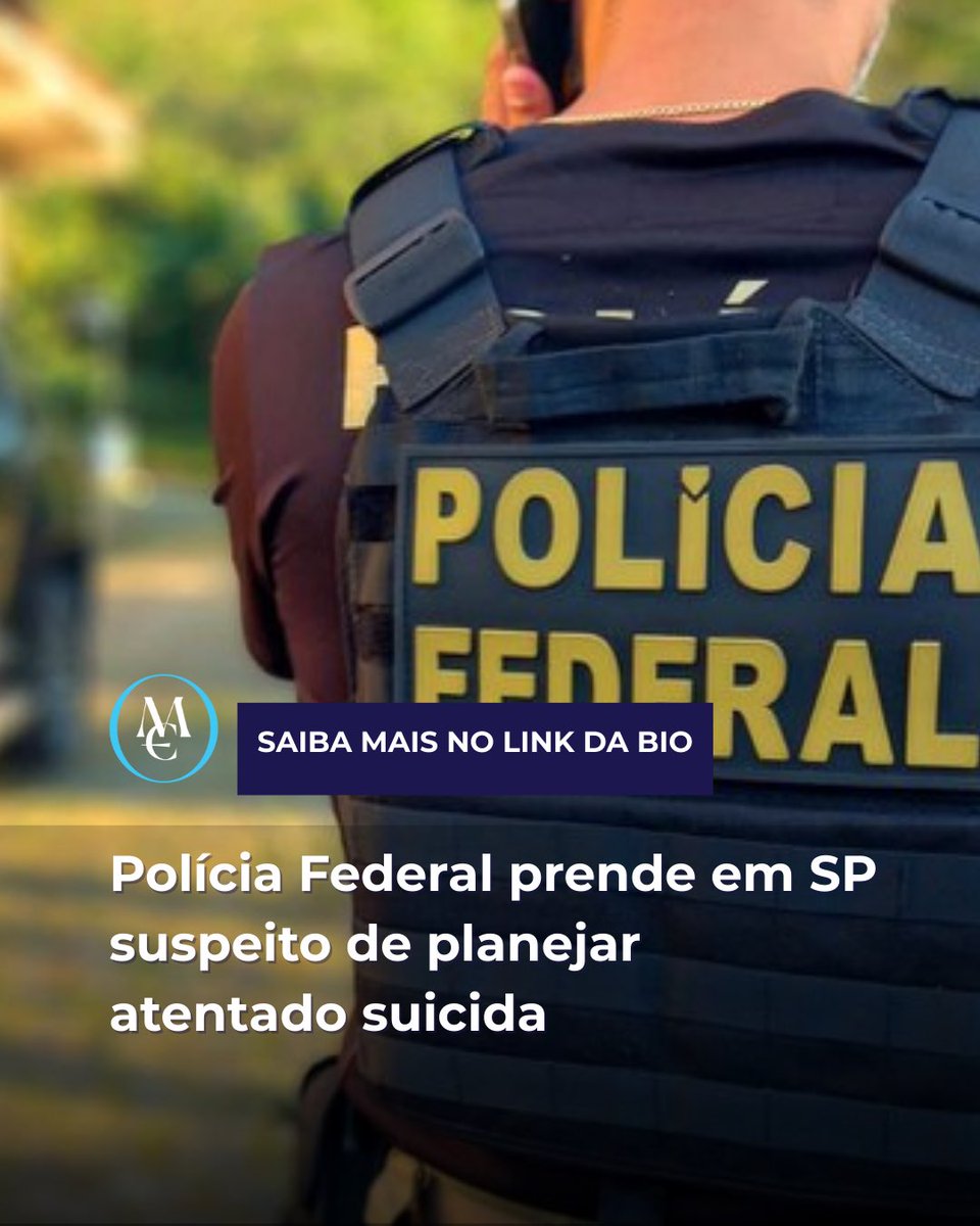 Polícia Federal prende em SP suspeito de planejar atentado suicida movimentoeconomico.com.br/seguranca/2026…