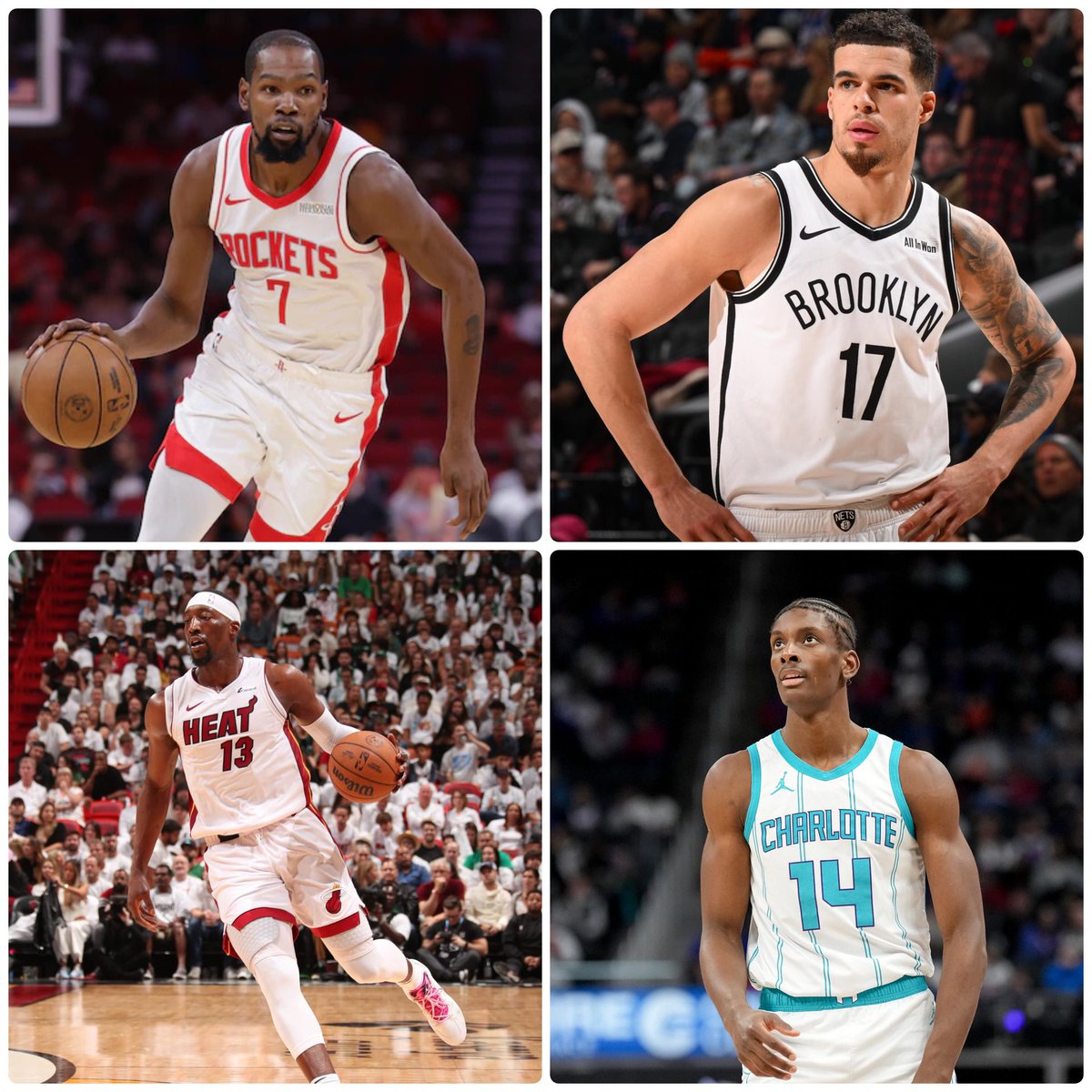 KashyLocks's tweet image. NBA 1-29 Betting Card🏀:

Kevin Durant “O” 24.5 Points
#AllFire   

Michael Porter Jr. “O” 31.5 PR
#NetsWorld 

Bam Adebayo “O” 21.5 Points + Assist 
#HeatNation 

Moussa Diabate “O” 19.5 PR
#HiveMentality 

$25 to Someone who LIKES &amp;amp; REPOST if we go 4-0!🧹

Let’s have an Amazing