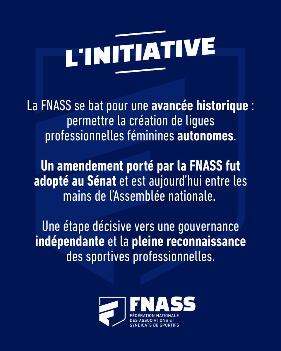 FNASS_'s tweet image. 📣 À l’occasion de la Journée internationale du sport féminin, la FNASS réaffirme son engagement pour un sport féminin professionnel pleinement reconnu.

La Fédération a pour cela porté un amendement visant à permettre la création de ligues professionnelles féminines autonomes.