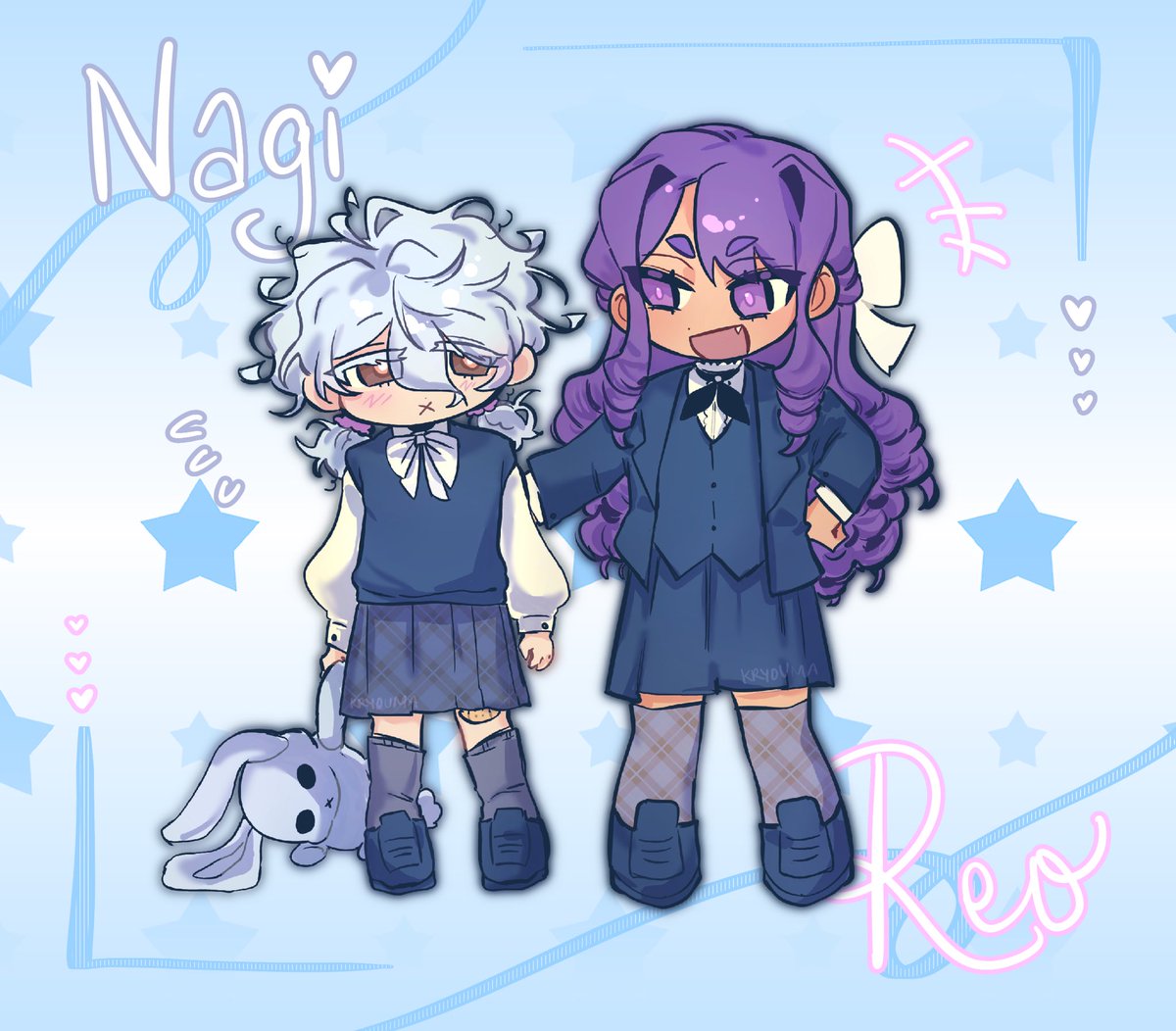 new chibis put childhood friends yuri into my head again
