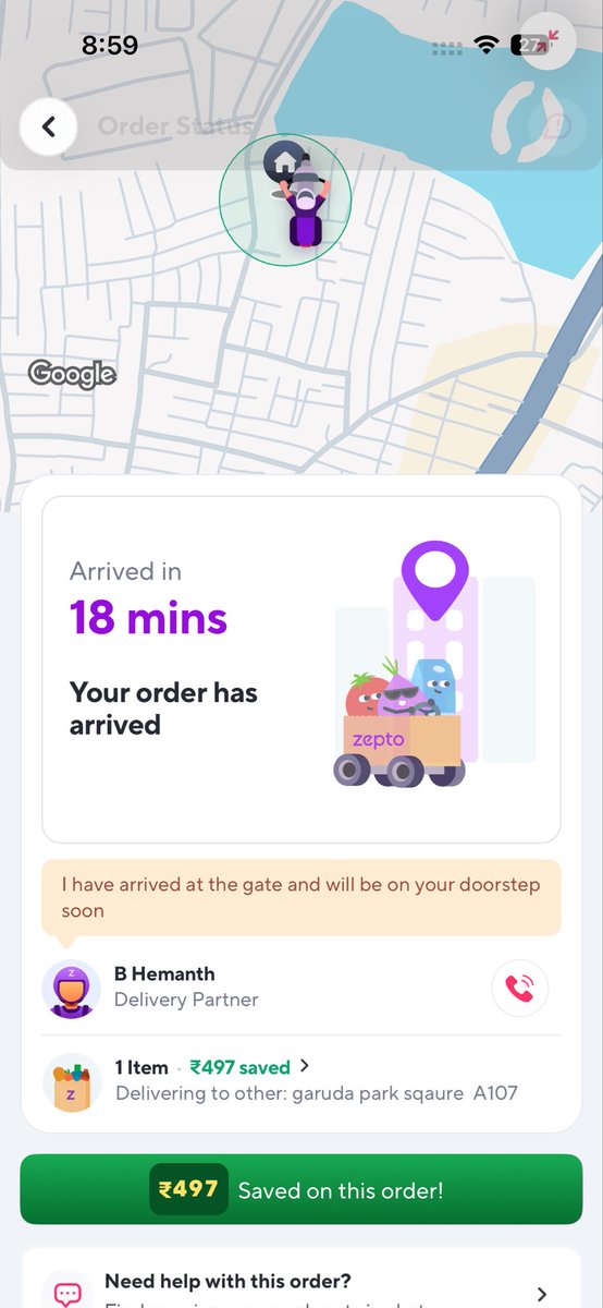 honeyships's tweet photo. @ZeptoNow  he is not ready to deliver he is saying I don’t know your location it’s 1 km far and all and cannot waste fuel please cancel and refund my money . https://t.co/hsuyTLXJlm