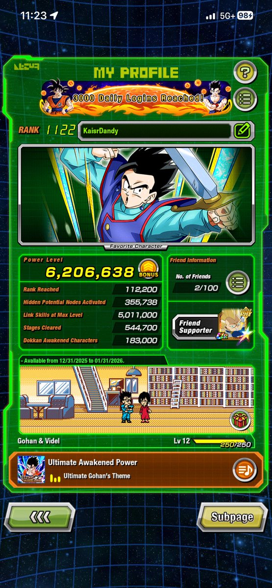 KaiserDandy's tweet photo. Pre 11th Anniversary, kind of disappointed in the celebration from what I’ve seen so far. Daima SSJ4 didn’t end up being as good as I would have liked. Either way stats again.

867 < 909 Rainbow’d units

598 692 LL 10 units

Hoping the celebration turns around a bit! https://t.co/LJWCs7Mhq1