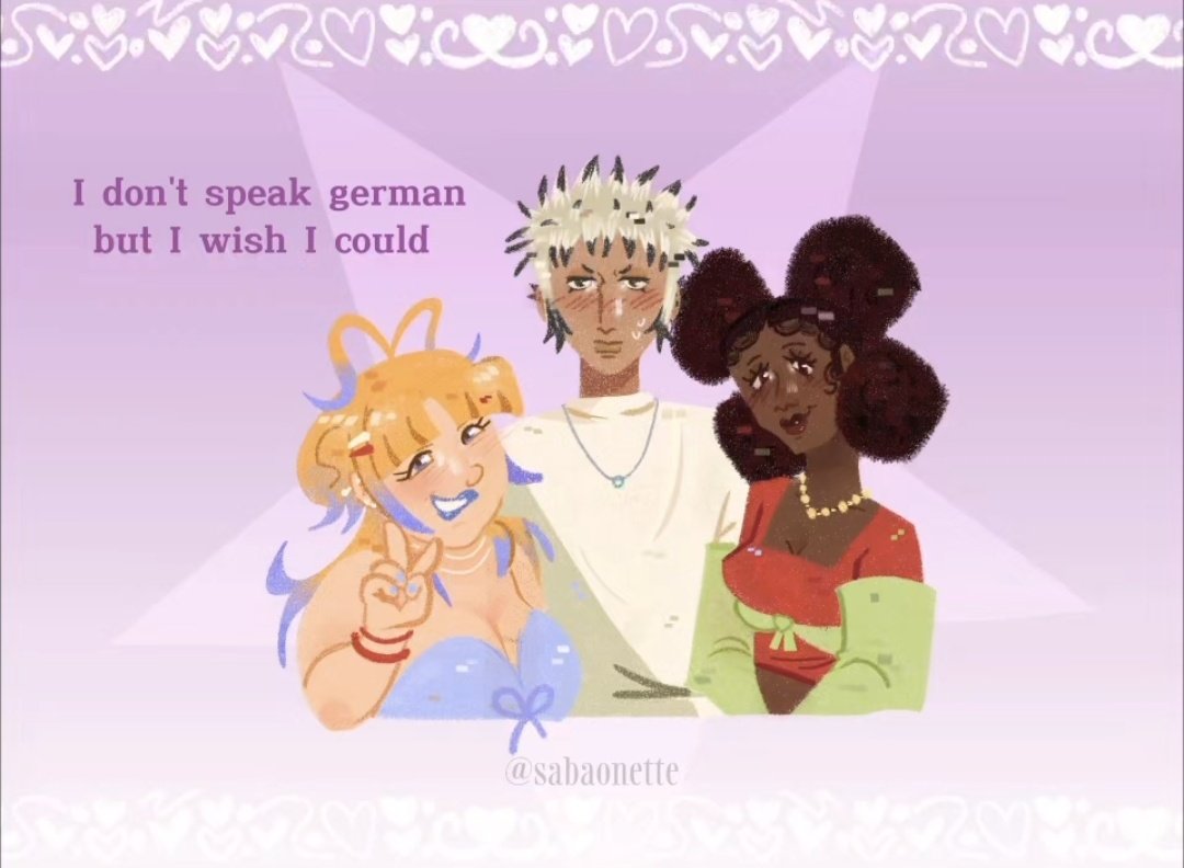 _bennyart's tweet photo. i did that "i don't speak german" trend with my ocs! take a look!

only on tiktok cuz the quality it's better there❤️
https://t.co/XEREvlb2d8 https://t.co/rMD42x6hLW