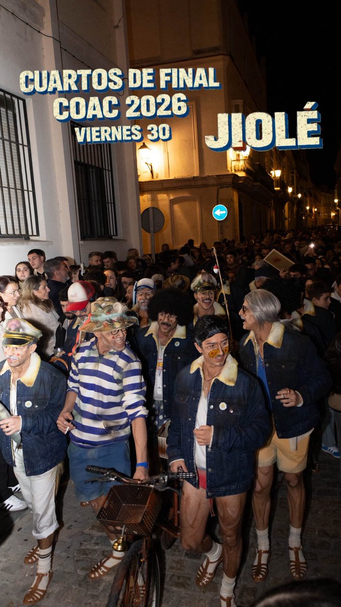 Cadi mañana nos vemos!!! CHIQUITÍN!!! ✊🏽🩲

Muchas gracias a todos!! ❤️

#COAC2026C1 #lachirigotadelospibes #loshombresdepaco