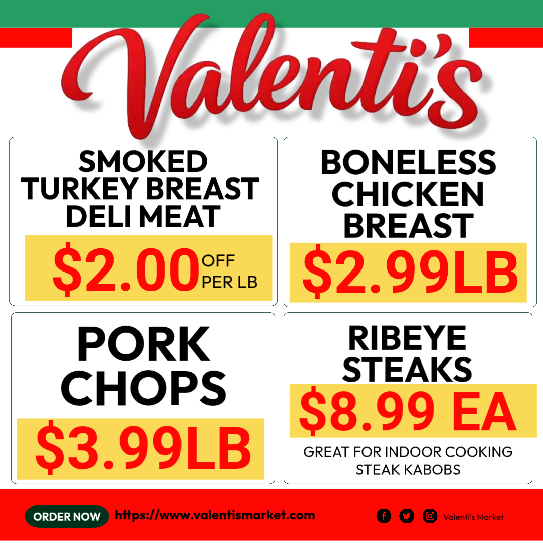 ValentisMarket's tweet photo. Valenti's Market
636-970-2992
https://t.co/BjZNjb5kIG
#catering #freshchoices #steaks
#valentismarket #butcher https://t.co/9DvEbHdLtl