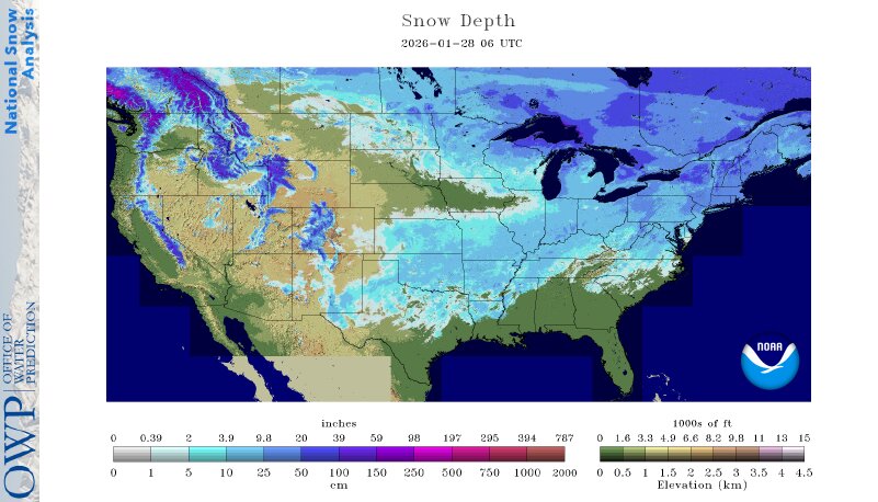 HammerTFD's tweet photo. Every U.S. state (except FL) has measurable snow cover right now. FL may get it's dose of wintry weather this weekend! Whaaaaaaat?

#USwx https://t.co/taiy2GHqny