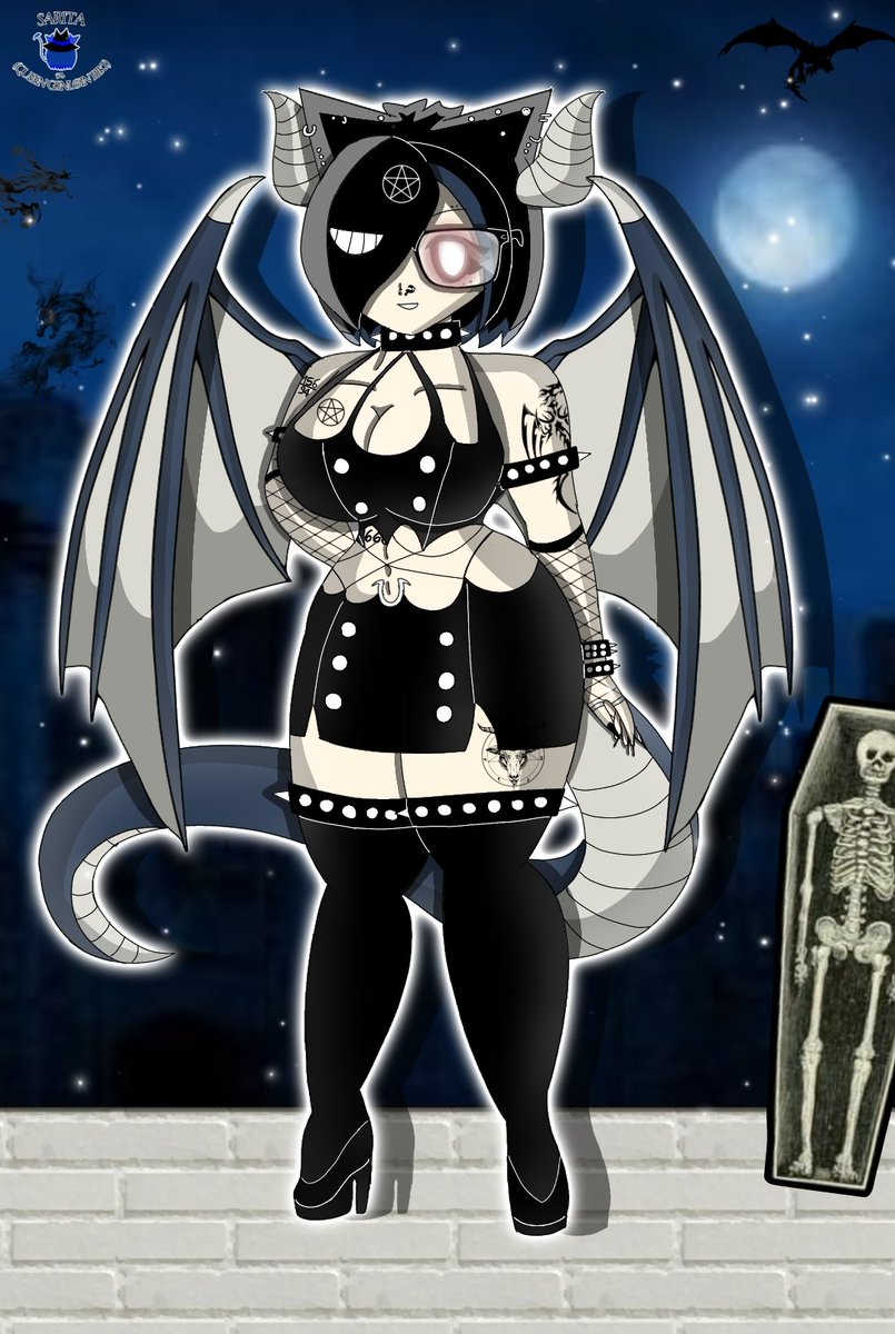 SayloinRiki's tweet photo. Sexy Human Dragon Satari
๐ฉ๐ป๐ธ๐๐๐ค๐โค๏ธโ๐ฅโจ
.
#uncannyoc #gengar #satari #demondragon #mischievousgal #emogoth #goth #dragonbabe #glasses #thick #sexy #hot #evil #piercingsandtattoos #tracingart #fixingart #animeart #digitalart #thickart #humanart #gijinka #fanart #artwork https://t.co/fntV55J6wN