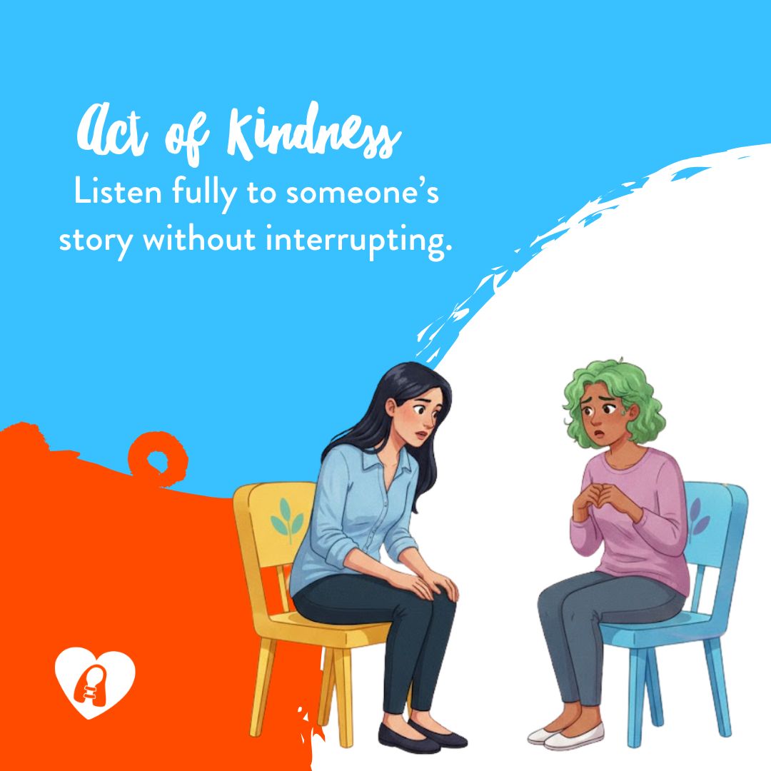 LifeVestInside's tweet image. True listening validates feelings. Allow someone to share their experience completely. Example: Sit with a friend sharing a struggle and resist the urge to interject advice. 

#ActiveListening #BePresent #SupportOthers