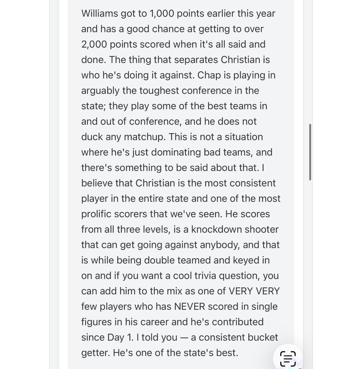 Christian Williams tweet media