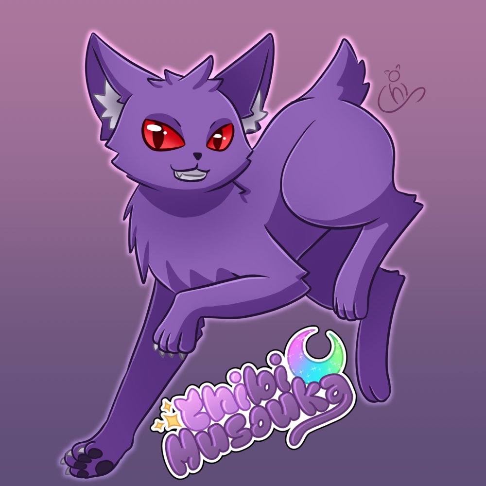 Cat Me! Zeichnung für @/Ketuinn
 
[ #VTuber #GerVTuber #Art #DigitalArt #YCH ]