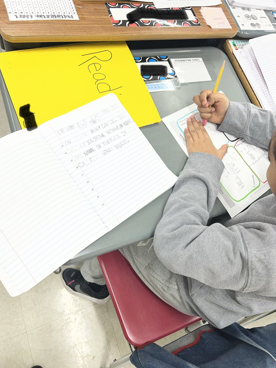 So proud of how hard the students have been working on their personal narratives.