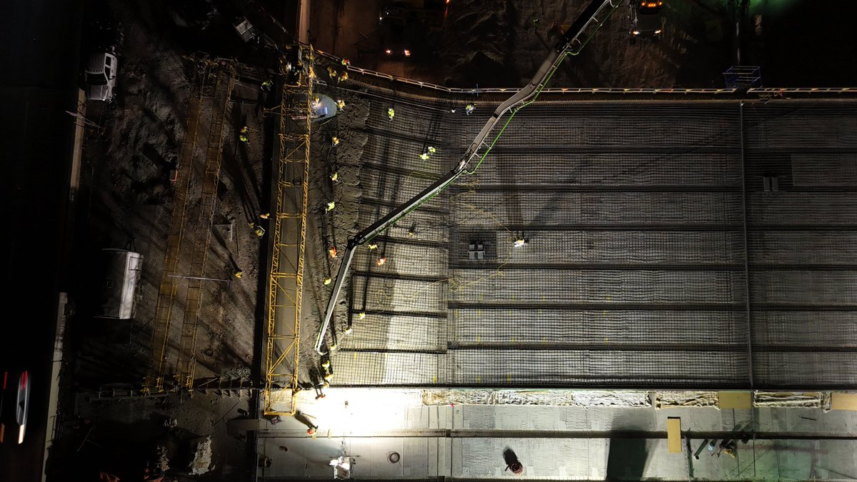 OakHillParkway's tweet photo. Night work helps keep the project moving efficiently and safely. 🌙🚧 We are getting closer to the finish line. #nightwork #2026 https://t.co/WVPKjRFGXs