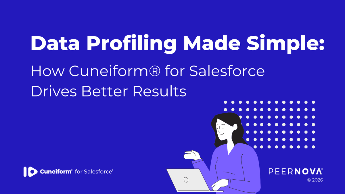 Peernovainc's tweet photo. Simplify #Salesforce #DataProfiling. CfSF delivers fast, native insights and continuous #DataQuality monitoring securely inside Salesforce.

https://t.co/YjPeHim7Iv

#DataHealth #DataGovernance #Agentforce #AIReadyData #Trailblazers #FitForPurposeData #FieldManagement https://t.co/7BFFUObNHM