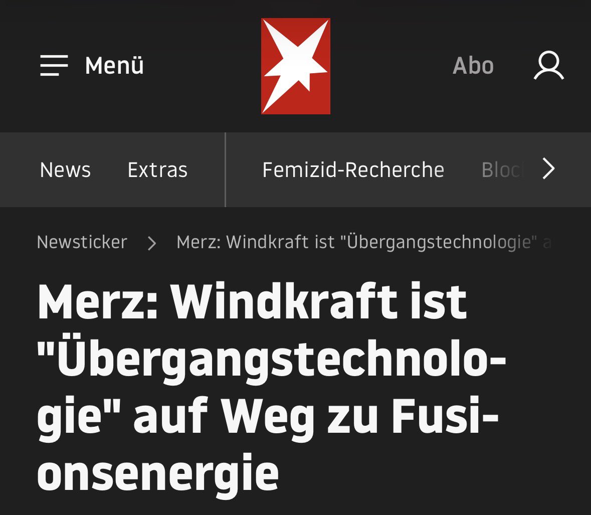 Digga dann bau halt Windkraft