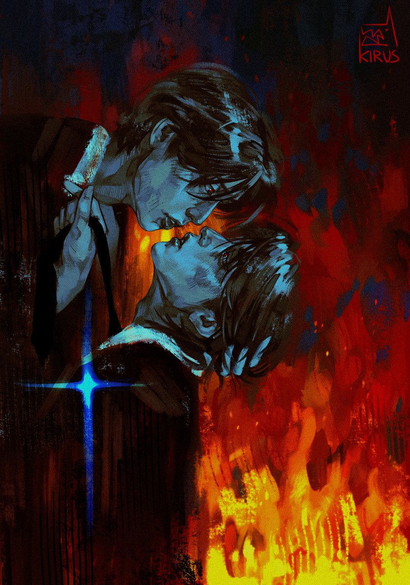 agrobzina's tweet image. let the world burn 

#skzfanart #minsung