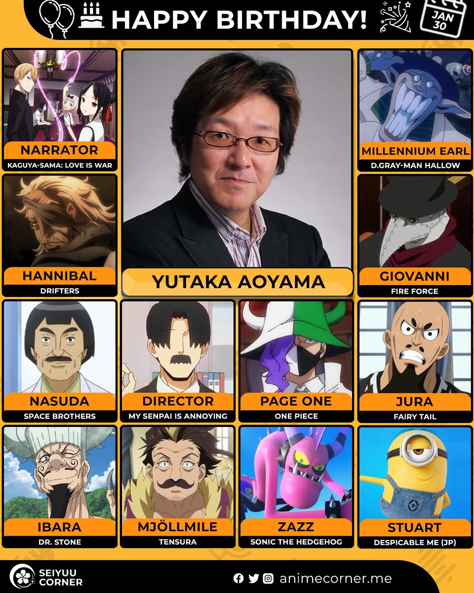Happy birthday Yutaka Aoyama! 🎉 

#YutakaAoyama #青山穣 #青山穣生誕祭2026