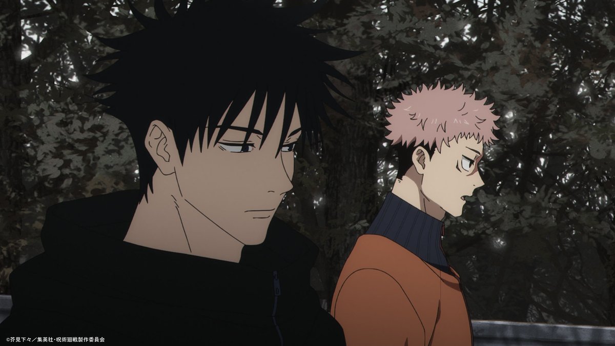 ／
「#死滅回游 前編」
第52話(第3期 第5話) 
放送中!!
＼

虎杖と伏黒が秤金次のいるファイトクラブに到着!!
ぜひ #呪術廻戦 でポストして
リアルタイムで一緒に放送を楽しみましょう!!

#JujutsuKaisen