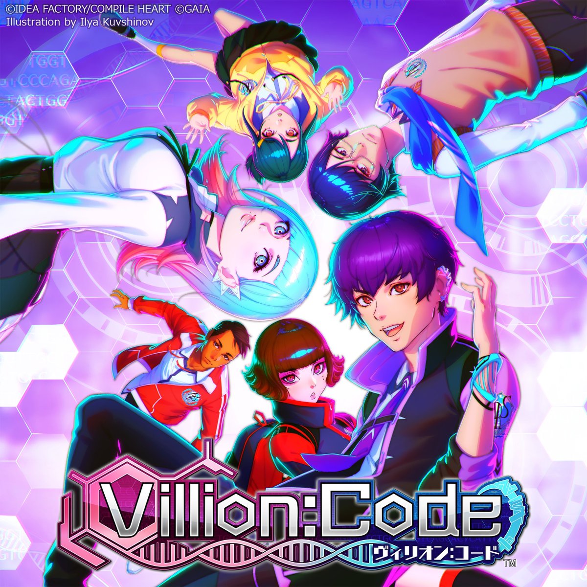 PersonaSpain's tweet photo. Villion: Code es el nuevo RPG realizado por exmiembros de ATLUS que llegará a PS5, PS4, Nintendo Switch y Switch 2 el 25 de junio de 2026. Se ha revelado que se ambientará en una ciudad universitaria de un futuro cercano construida sobre una isla flotante en la bahía de Tokio, donde deambulan estudiantes y profesores transformados en monstruos. Las mazmorras se generan proceduralmente y adoptan la forma de entornos tubulares, lo que permite un movimiento de 360º en todas las direcciones, similar al clásico arcade Gyruss. El combate es en tiempo real. ¿Qué os parece este anuncio, Tricksters?