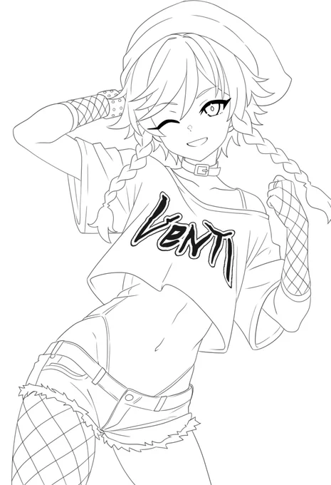 Turbo femboy Venti for @PearlOtter 