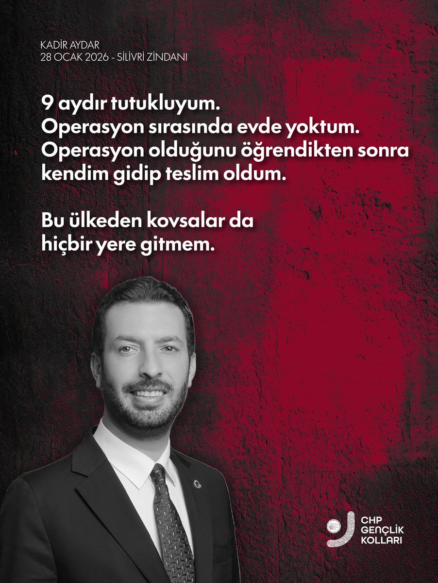 Onurumuzla direneceğiz. 

Kumpaslar çökecek, adalet yerini bulacak!

📍Silivri Zindanı