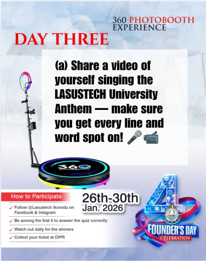 Lagos State University of Science and Technology tweet media