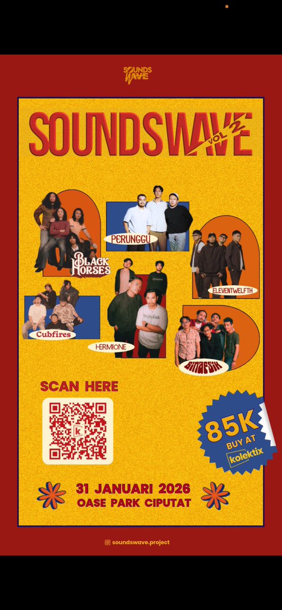 cloudynajae's tweet image. wts tiket perunggu 65k ajaa, soundswave di oase park ciputat tgl 31
tag: wts wtb tiket konser perunggu