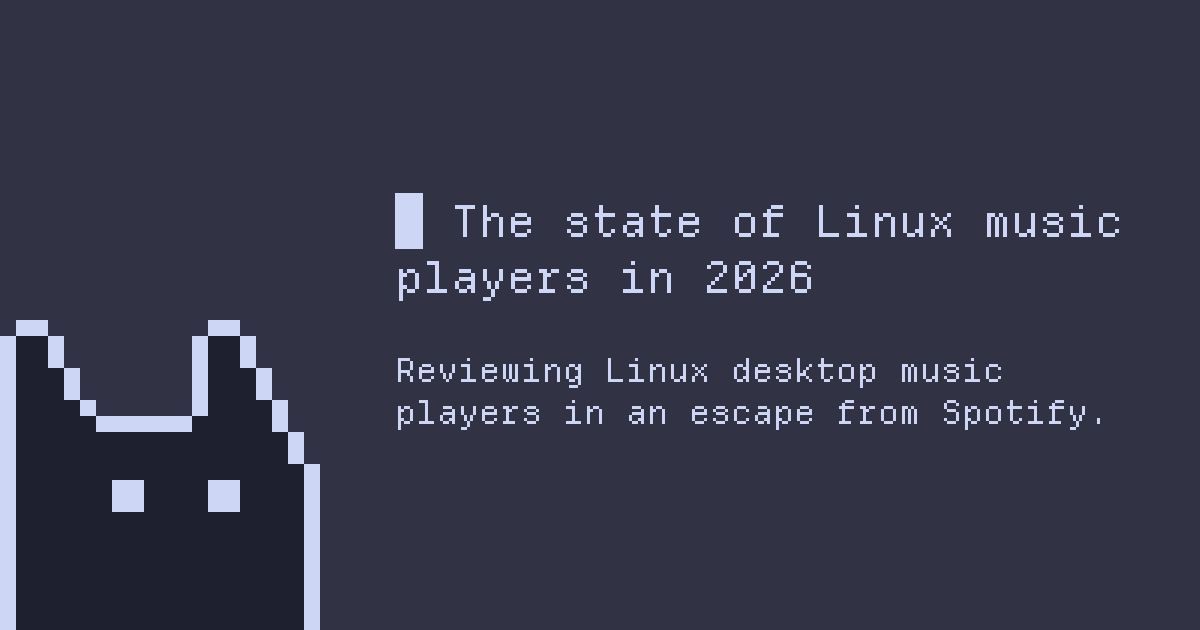 A rundown of Linux music players buff.ly/c1HfIEM