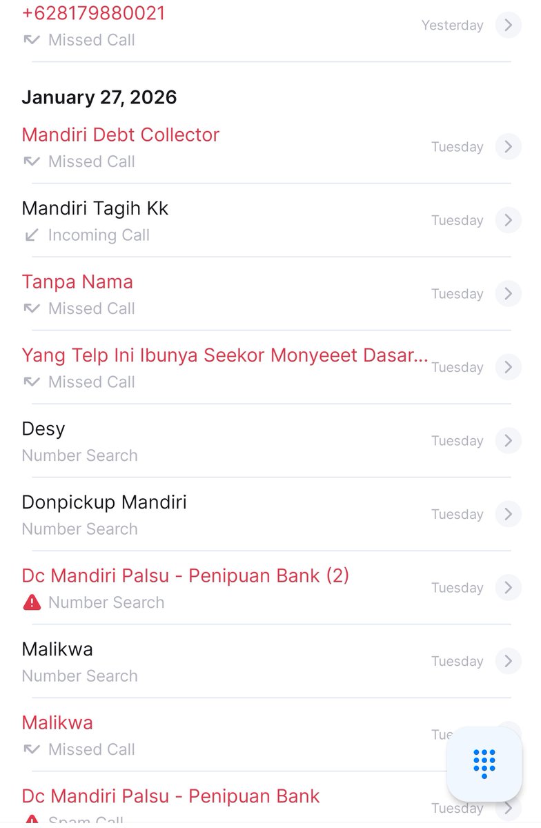 vvrstappen's tweet photo. Gila ini kaga tau dapet nomor dari mana, punya rek banknya aja kaga @mandiricare. Tolong dong dibantu ini ngatas namain kalian? Ganggu banget https://t.co/hej30nibfU