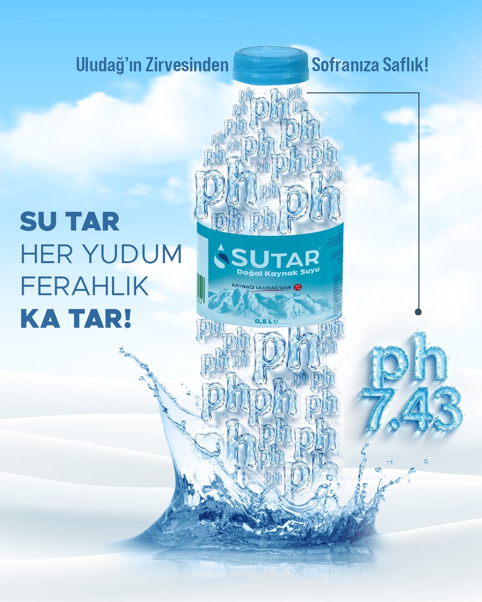 Sutar, her yudum ferahlık katar 💙😊#sutardoğalkaynaksuyu
