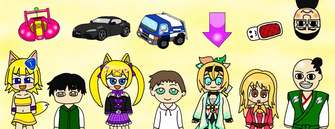 #PWC #つうふうGP 便乗して 現地参戦者を全員描きました といっても既に8割9割は描いたことがある人達だったので新規で描いたのはこの辺だけなんですけどね ……なんか、多い?