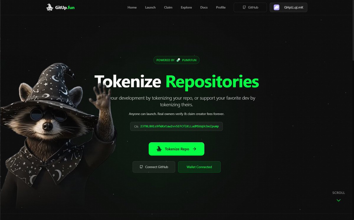 GitUp - Tokenize Any Repository tweet media