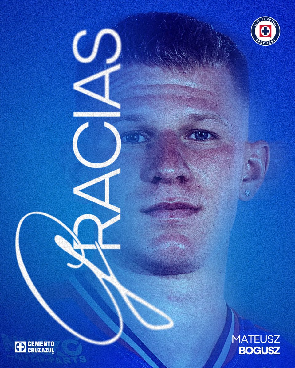 Hoy termina la etapa de Mateusz Bogusz como Celeste 🇵🇱

Siempre recordaremos tu golazo en la final de CONCACAF 💙

¡Gracias y éxito, Mateusz!

————

Mateusz Bogusz’ time as Cruz Azul player ends today 🇵🇱

We’ll always remember his great goal in the last CONCACAF final 💙

Thank