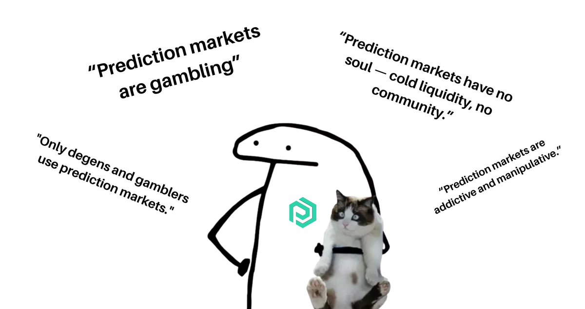 palpitadabr's tweet photo. Prediction markets AREN´T gambling. 
They're  ✨SOCIAL NETWORKS✨  in disguise.

Let's get into it 👇
Kalshi and Polymarket were built as financial markets: liquidity, odds, pro traders.

But what's actually growing isn't traders.
 It's CUMMUNITY.
People don't just want to predict. They want to opine, share, belong (continue) ⬇️