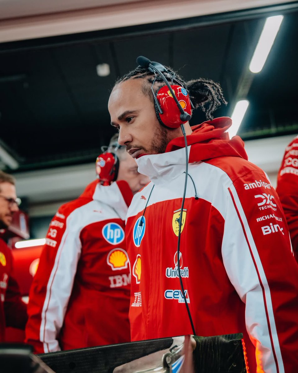 GazzettaFerrari's tweet image. Lewis Hamilton today 🇪🇸