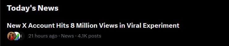 user57085's tweet image. Just a random user making headlines