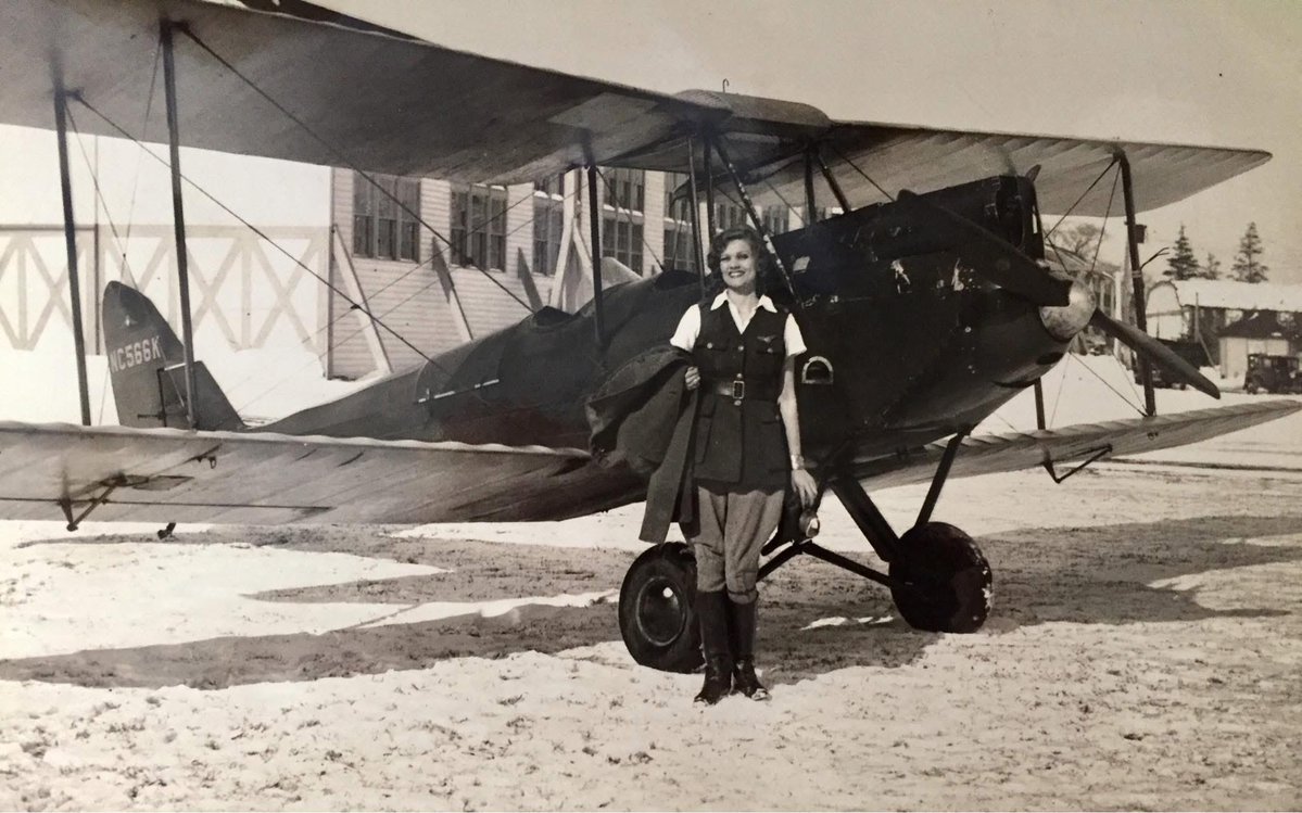 1938-39 Aloha W Baker and Walt Baker would purchase this airplane, a “de Havilland DH.60” known as a “Gypsy Moth” because of its Gypsy engine, Aloha’s was registered with a 90hp engine. This had folding wings for traveling in a steamer.
Amazing woman.

AlohaWanderwell.com/bio
RDT