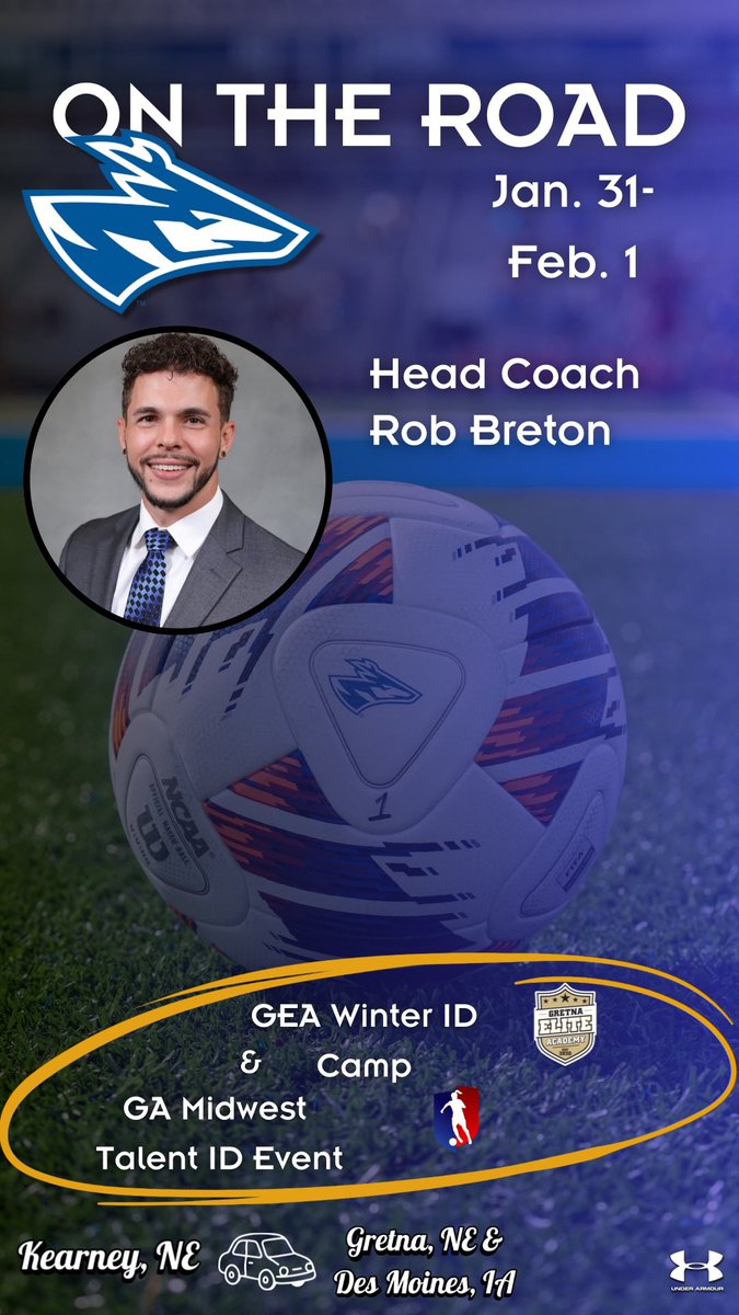 UNK_Soccer's tweet photo. 𝓑𝓪𝓬𝓴 𝓸𝓷 𝓽𝓱𝓮 𝓻𝓮𝓬𝓻𝓾𝓲𝓽𝓲𝓷𝓰 𝓽𝓻𝓪𝓲𝓵 🚗
Coach Rob will be on the road this weekend to check out both the GEA and GA Midwest ID events looking for future Lopers!
#unkwsoc #UptheLopes https://t.co/CXuvHENfhs