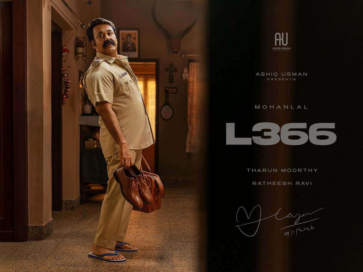 GoldwinSharon's tweet photo. Introducing pure love in human form - T.S. Lovelajan❤️

#L366 #Mohanlal https://t.co/aXgKtiyJgQ