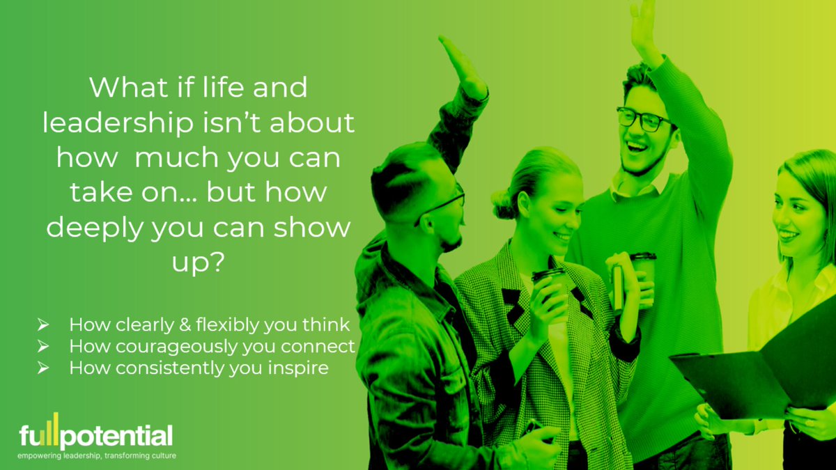 Some leaders still see capacity as endurance, a measure of how much pressure they can handle. In reality, capacity is about presence, clarity and conscious choice.

#LeadershipDevelopment #WellbeingAtWork #HumanPotential #Resilience #Clarity #LeadershipInsights