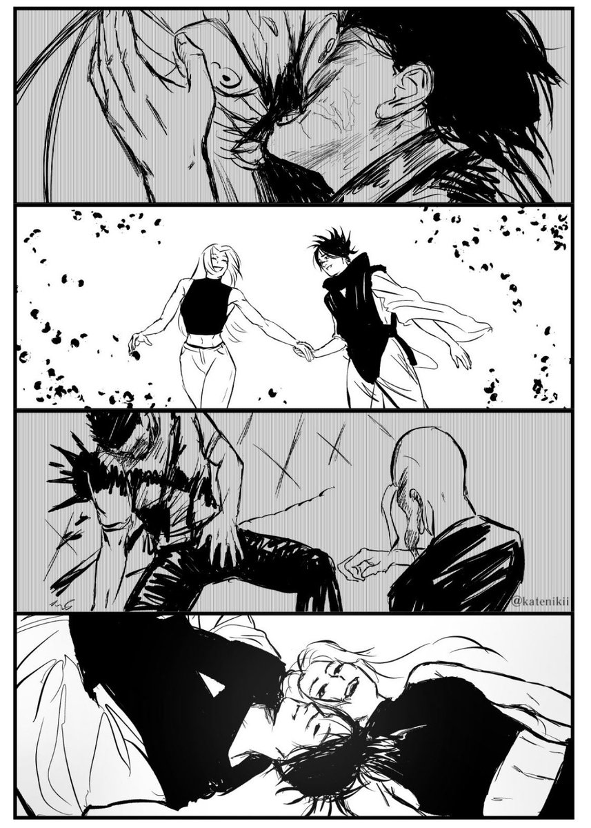 katenikii's tweet image. Meanwhile at Tengen's #jjk #chosoyuki