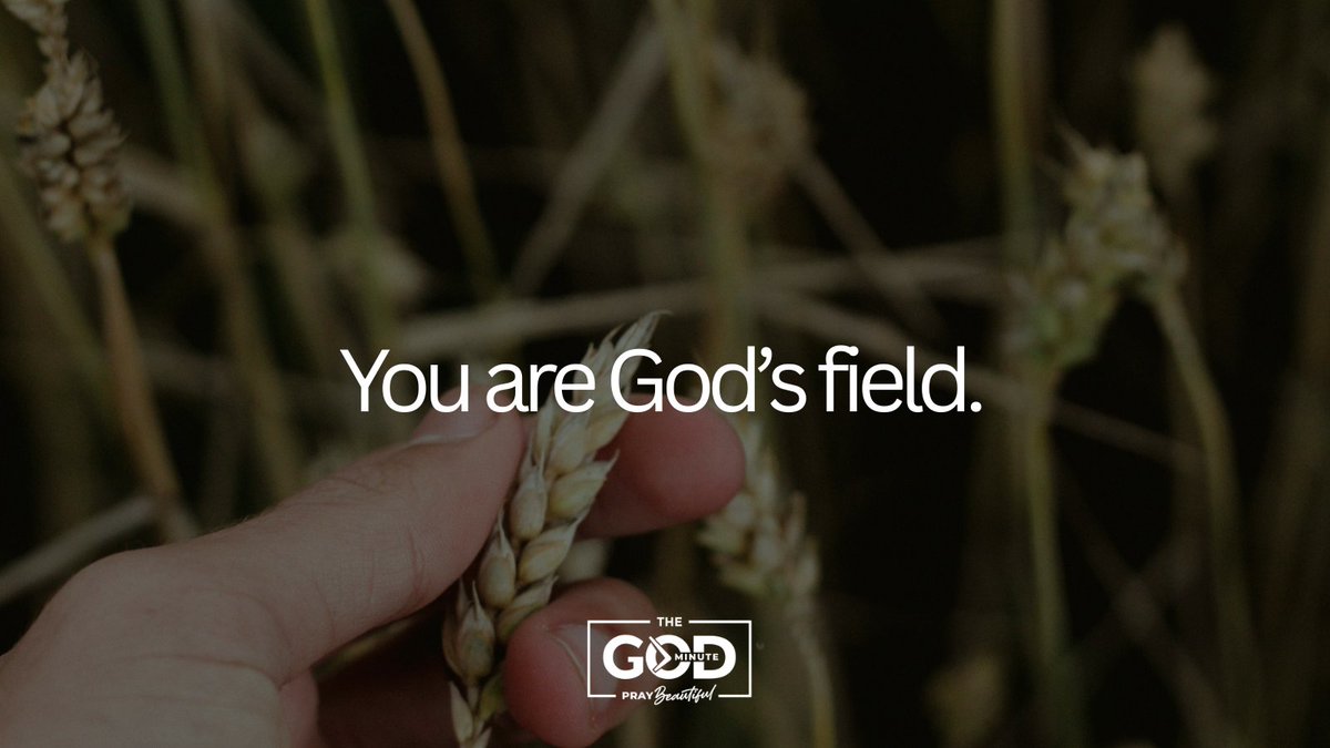 In today's scripture, we are reminded that we are nothing...and everything. The Lord changes, creates, teaches, and is the sole source of that which gives life, but we become co-workers with Him. What an amazing call this is, friends! 🙏

#TheGodMinute #PrayBeautiful
