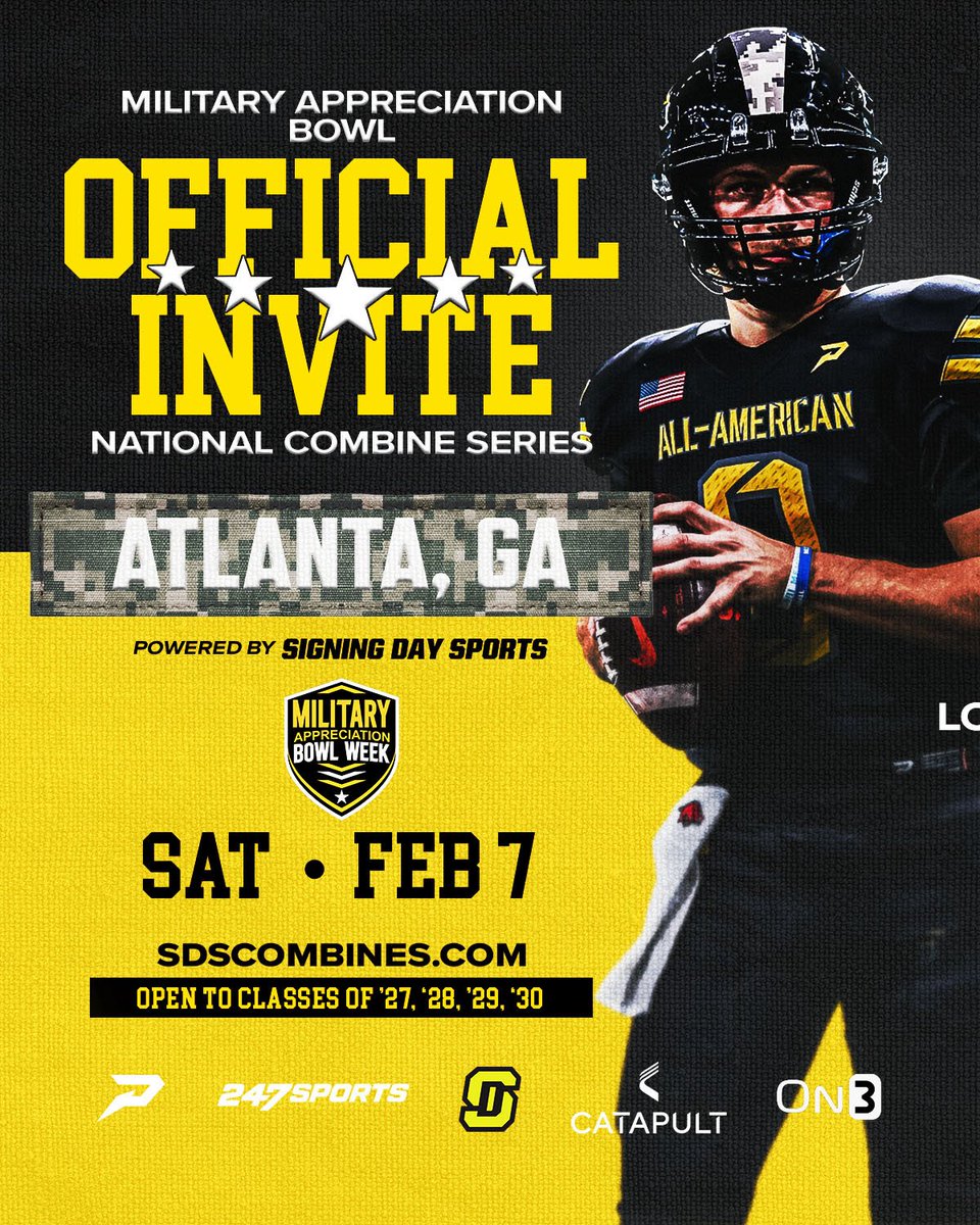 Thank you for the invite! I will be in Atlanta next weekend competing against some of the best