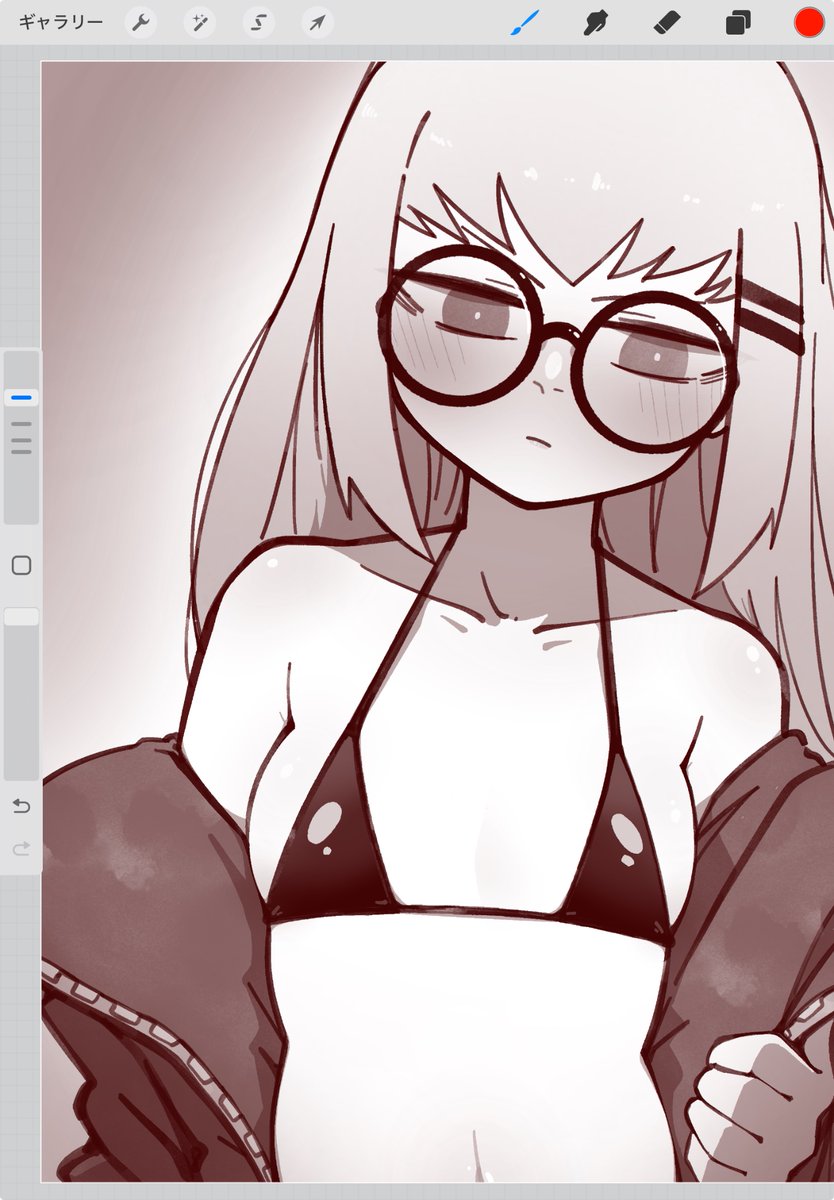 #くそ寒いので水着絵を貼る 