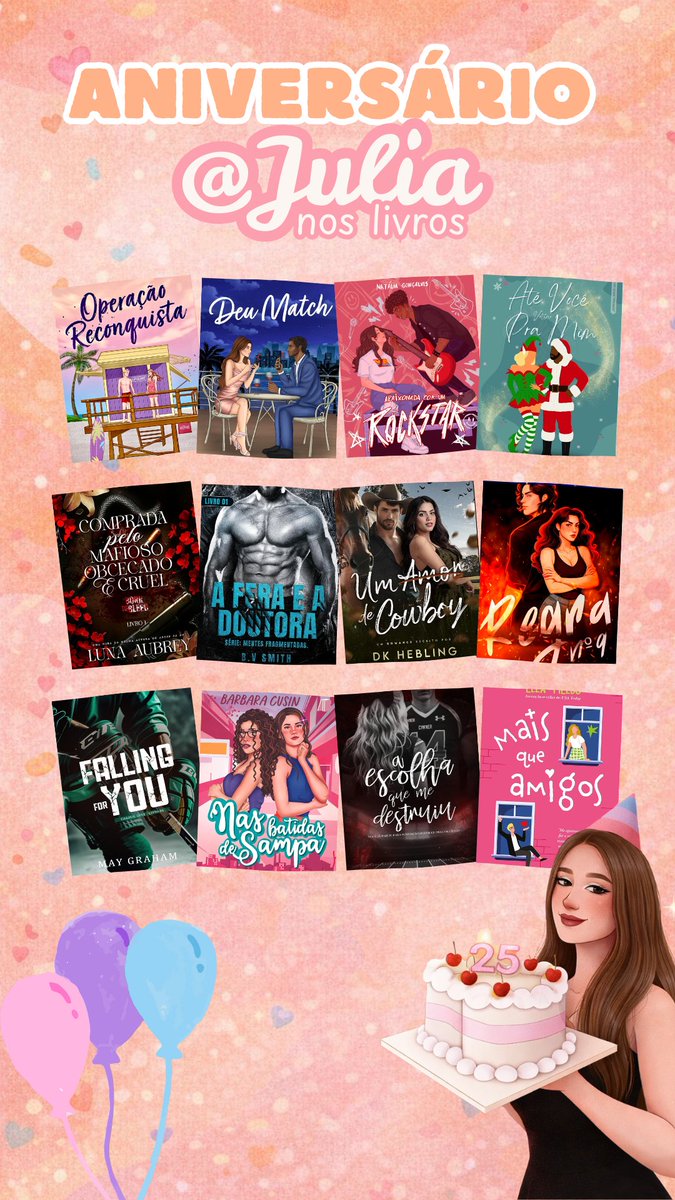 Julianoslivros's tweet image. EBOOKS GRATUITOS DO MEU ANIVERSÁRIO

— A Thread